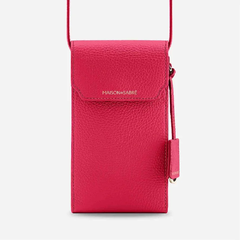 The Phone Pouch - Shibuya Fuchsia Elegant Bags With Limited Stock Available