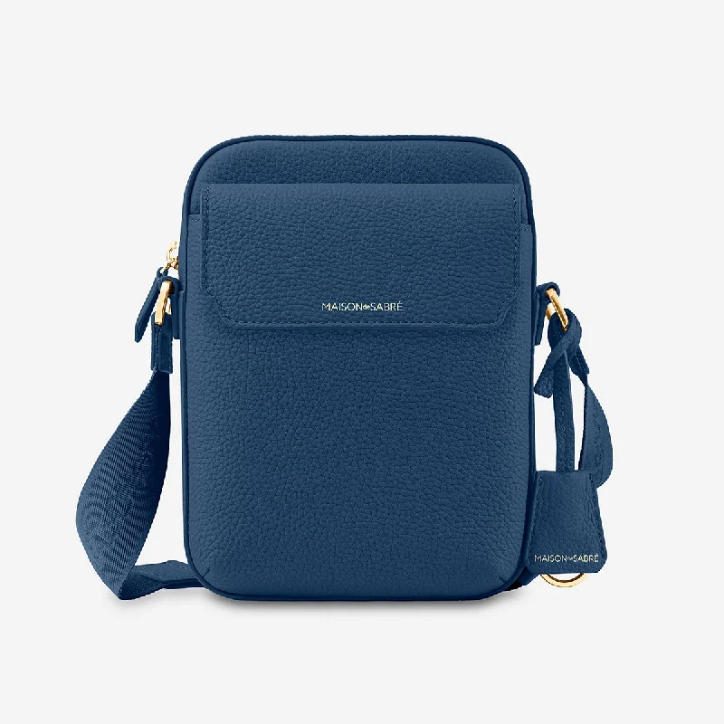 The Small Messenger Bag - Pacific Blue Elegant Bags With Limited Stock Available
