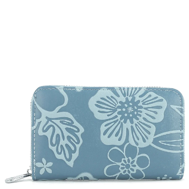 Wallet Chloe Cherry Blossom Embossed Blue Fashion-Forward Bags At Exclusive Promotional Prices