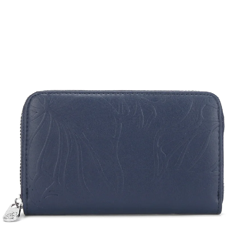 Wallet Chloe Kalo Embossed Navy Trendy Totes, Shop & Save