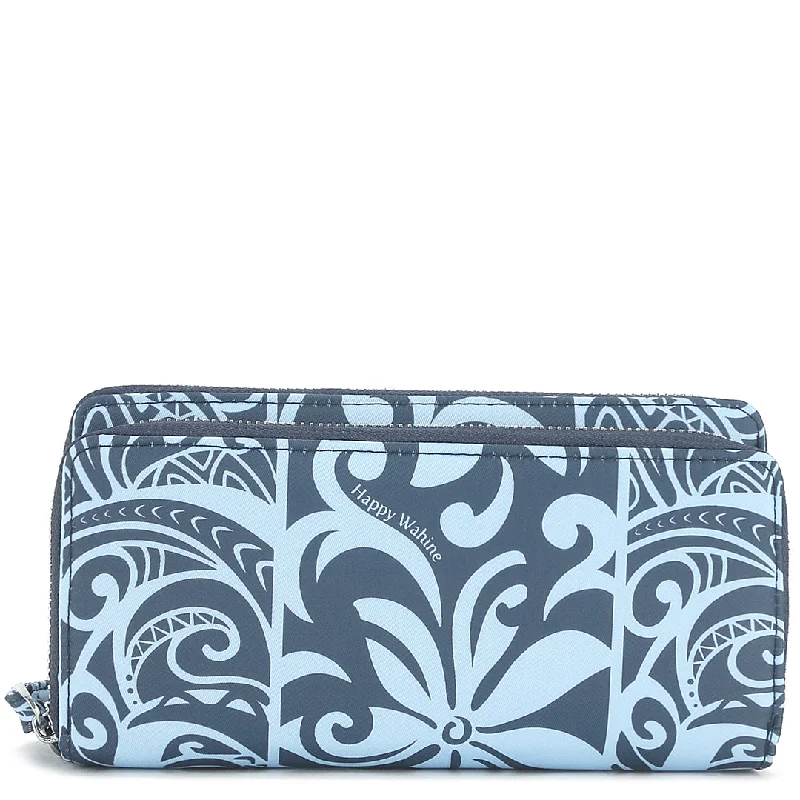 Wristlet Allison Keʻolu Tapa Tiare Teal The Best Handbag Offers Are Here