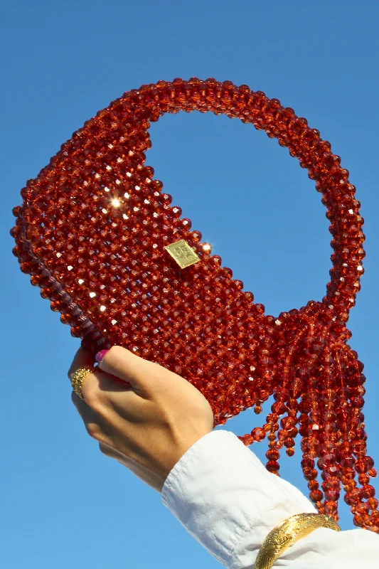 Zocky Carey Bead Bag Timeless Handbags, Flash Sale