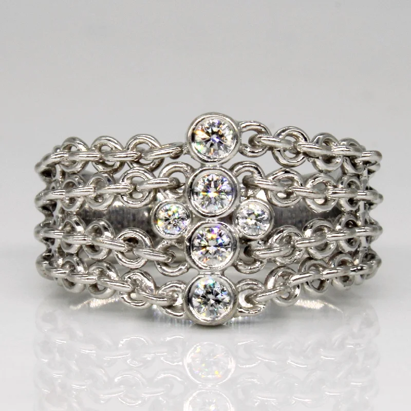 Adjustable Charm Bracelets For A Perfect Fit 'Birks' Jose Hess Diamond Ring | 0.20ctw | SZ 6.5 | Adjustable Charm Bracelets For A Perfect Fit 'Birks' Jose Hess Diamond Ring | 0.20ctw | SZ 6.5 |