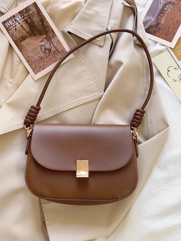 Elena Handbags Leather Saddle Flap Bag with Strap Statement Handbags At Unbeatable Discounts Elena Handbags Leather Saddle Flap Bag with Strap Statement Handbags At Unbeatable Discounts