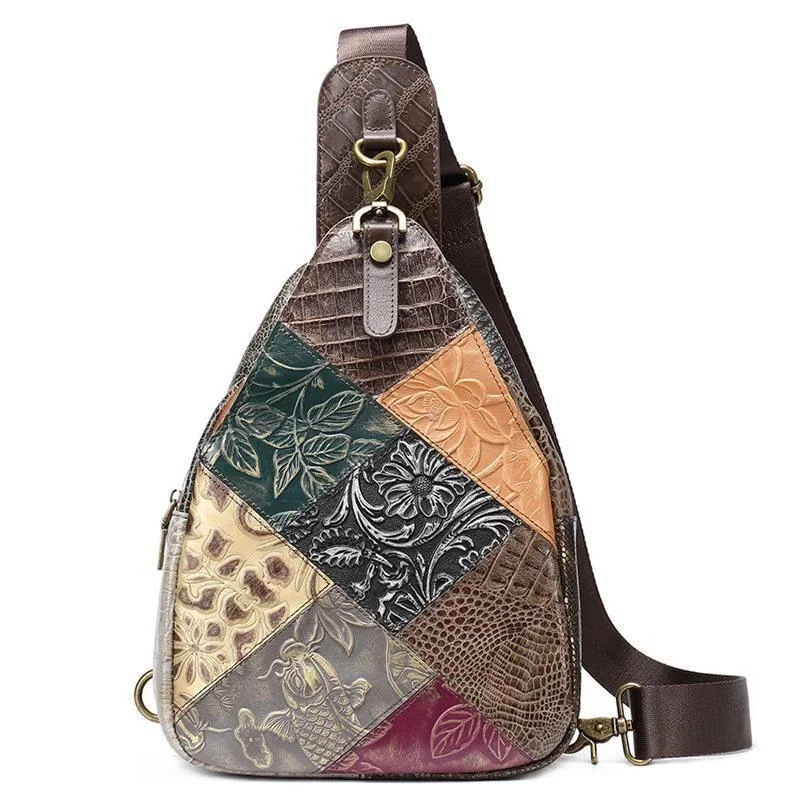 Genuine Leather Patchwork Hobo Sling Shoulder Bags For Stylish And Durable Handbags At Great Value Genuine Leather Patchwork Hobo Sling Shoulder Bags For Stylish And Durable Handbags At Great Value