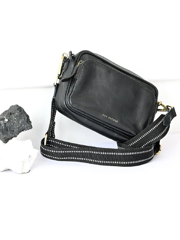 HARISSON  - LEATHER SLING BAG (Black) The Perfect Bag Sale Is Here