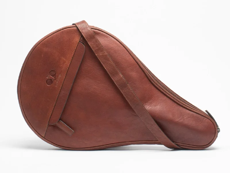 Leather Padel Case Cognac Luxury Totes At The Lowest Prices Of The Season