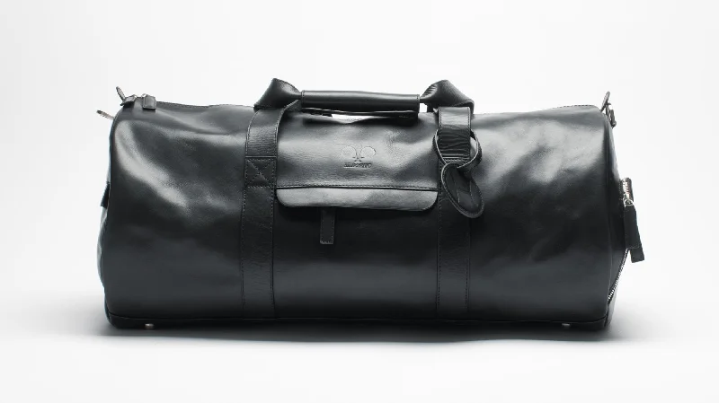 Leather Padel Duffel Bag Black The Best Handbag Deals Are Available Now