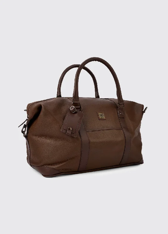 Tollymore  Leather Holdall - Walnut Statement Bags, Shop Today