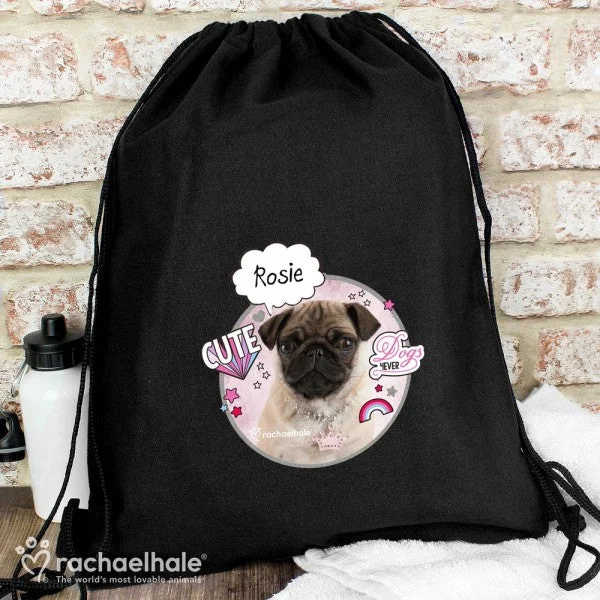 Personalised Rachael Hale Doodle Pug Black Swim & Kit Bag Your Perfect Bag At The Perfect Price Personalised Rachael Hale Doodle Pug Black Swim & Kit Bag Your Perfect Bag At The Perfect Price