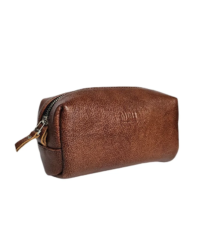 Petite Luxe Leather Pouch - Brown Fashion Bags, Limited Offer