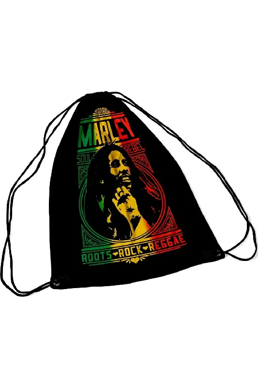 Rocksax Bob Marley Gym Bag - Roots Rock Fashionable Handbags, Limited-Time Deals