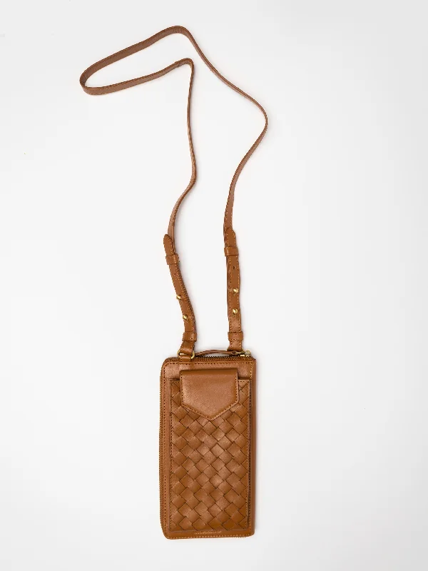 Tan Braided Mobile Bag and Wallet The Best Handbag Offers Are Here