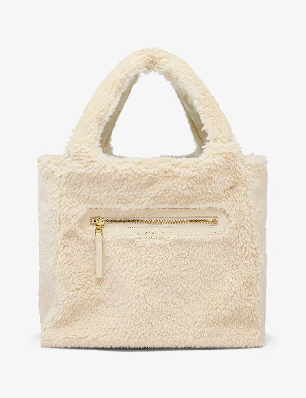 Vail Sherpa Crossbody Tote - Sandshell Trendy Handbags At Limited-Time Discounts
