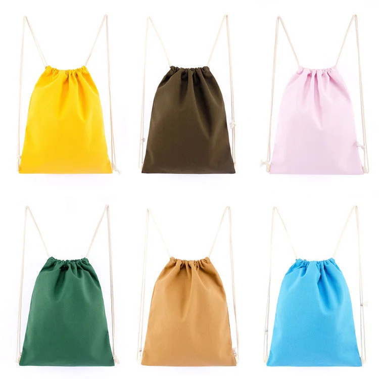 Wholesale Durable Color Canvas Drawstring Backpack Bags Must-Have Bags At Irresistible Discounts Wholesale Durable Color Canvas Drawstring Backpack Bags Must-Have Bags At Irresistible Discounts