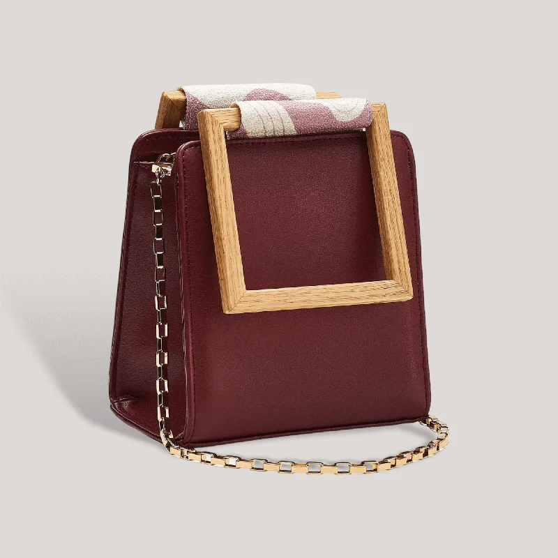 Amaryllis - Merlot Mini Tote Best Deals On Premium Handbags