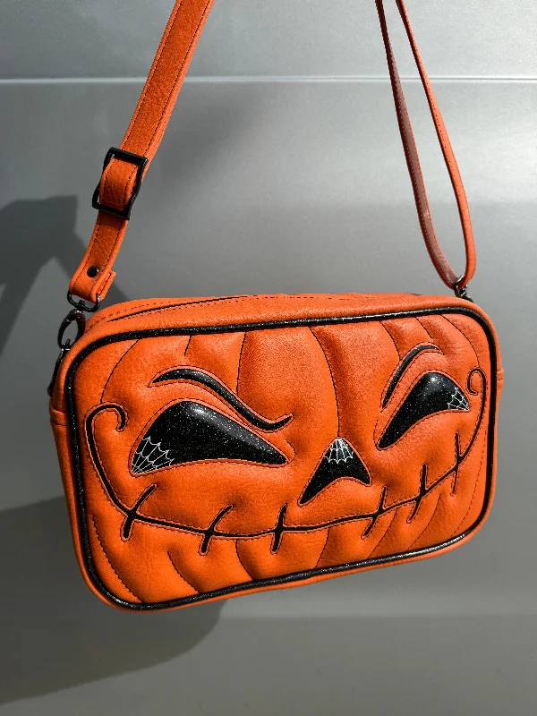Unleash Your Style Angry Boxer - Matte Orange, Black Glitter *PRE-ORDER Elegant Bags, Limited Stock Available