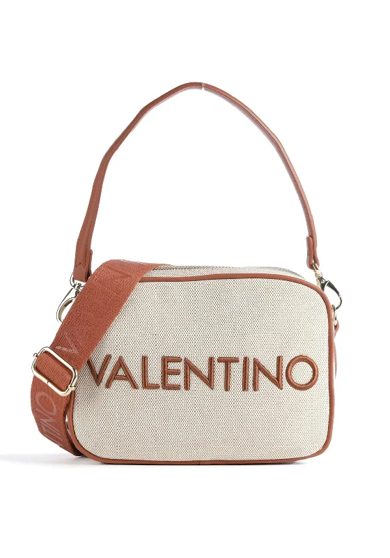 Inspired Bags For Modern Sophistication Valentino Chelsea Fabric Small Crossbody Bag, Cuoio & Beige Premium Bags, Special Prices
