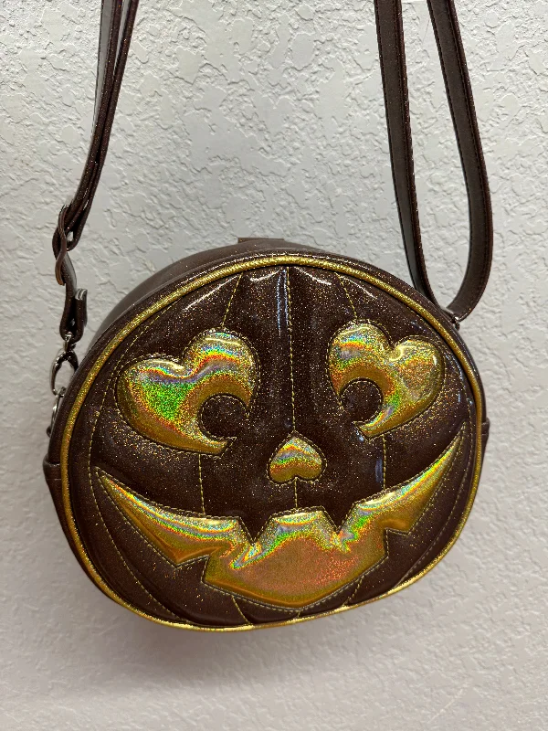 Heart Pumps - BACKPACK - Chocolate Glitter & Gold Fine Glitter Holo Stylish Bags, Unbeatable Prices