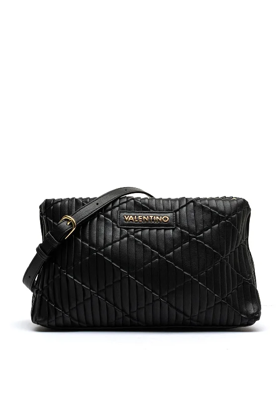 Best Deals Of The Season Valentino Quilted Clapham Shoulder Bag, Black Limited-Stock Bag Clearance – Hurry