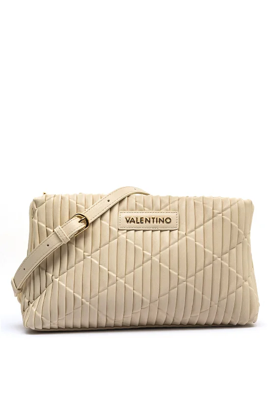 Gift Ideas Valentino Quilted Clapham Shoulder Bag, Ecru Grab Stylish Bags Before They're Gone