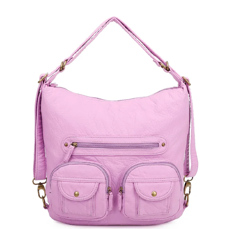 Trendy Bags Convertible Crossbody Backpack - Light Purple Stylish Bags At Unbeatable Prices – Shop Now