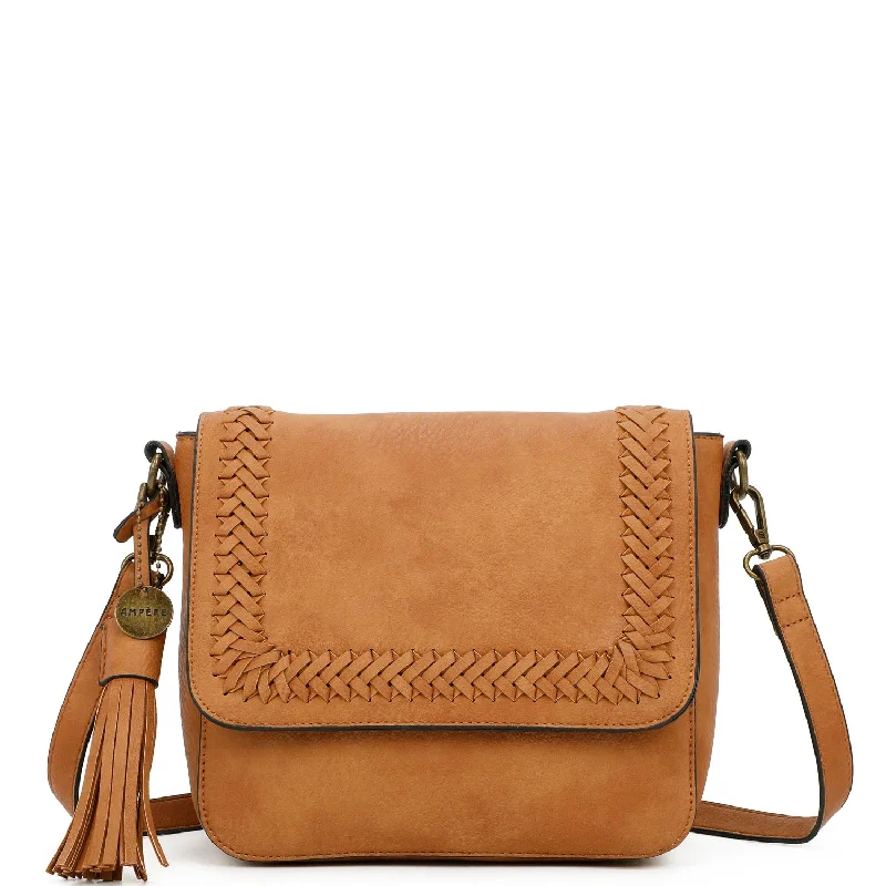 Seasonal Trends Della Crossbody Vegan Leather - Light Brown Grab Stylish Bags Before They're Gone