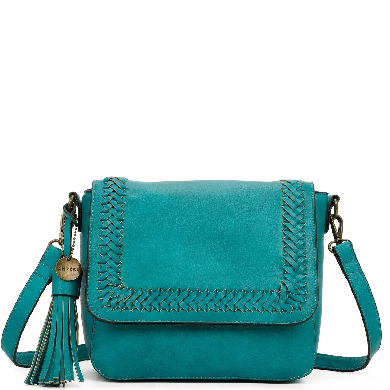 Halloween-Themed Della Crossbody Vegan Leather - Teal Handbag Deals For Every Occasion