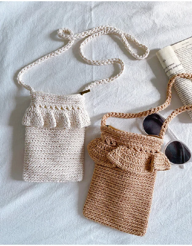 Tote Bag For Everyday Use Elena Handbags Small Cotton Knitted Crossbody Bag Luxury Meets Affordability – Shop Stunning Bags Now