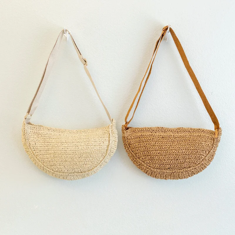 Budget-Friendly Fashion Elena Handbags Straw Woven Crossbody Bag Elegant Purses At Clearance Prices