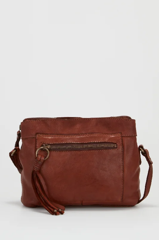 Flash Sales Ari Leather Tassel Crossbody Bag Luxury Meets Affordability – Shop Stunning Bags Now