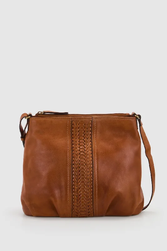 Classic Modern Offers Kyra Woven Leather Crossbody Bag Stylish Totes, Special Discounts