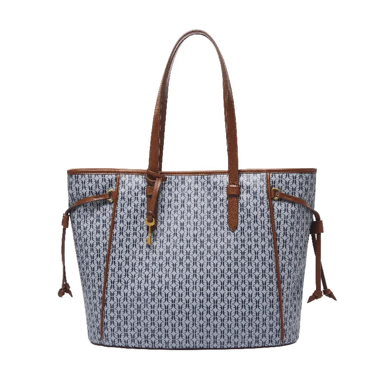 Tote Bag For Everyday Use Fossil Women's Charli Printed PVC Tote Your Perfect Bag At The Perfect Price