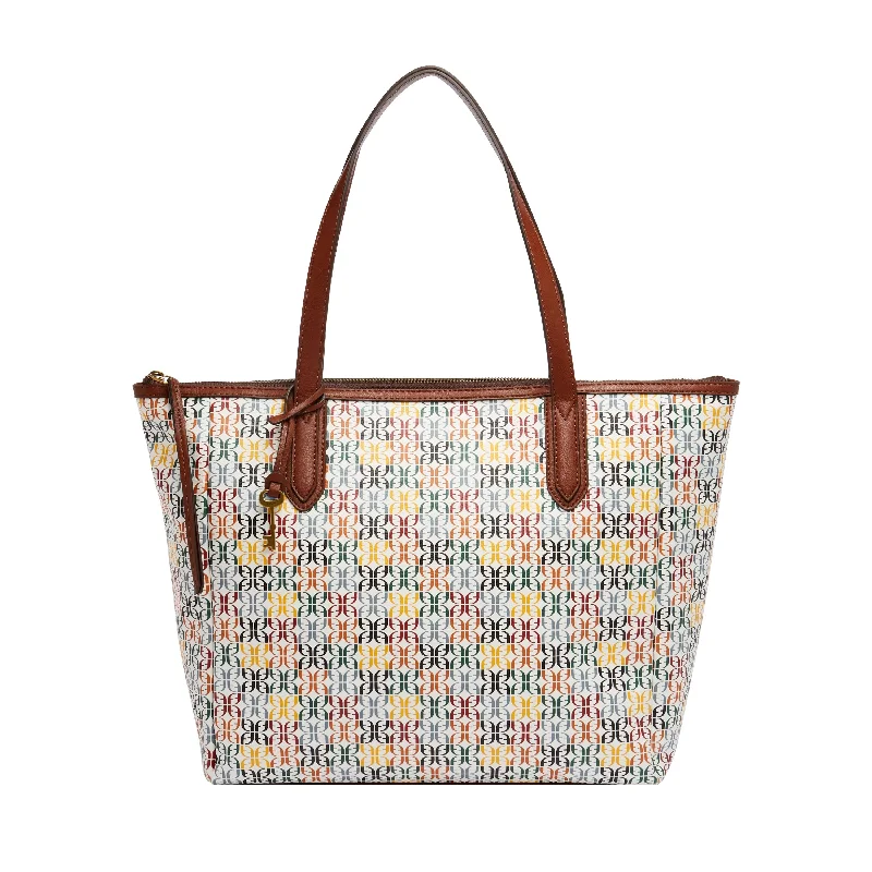 Valentine's Day Fossil Women's Sydney PVC Tote Trendy Purses With Limited-Time Offers