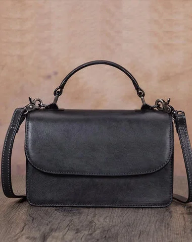 Urban Style Promotions Gray Vintage Ladies Leather Satchel Handbag Purse Green SHoulder Bag Side Bag for WOmen Elegant Bags With Limited Stock Available