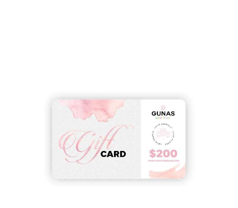 Bold Style Discounts GUNAS Gift Card -$200 Stylish Handbags With Exclusive Online Discounts