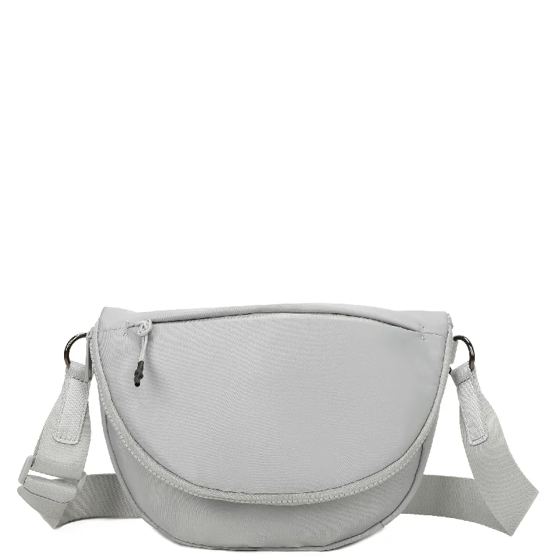 Luxury Bags On Sale Hailey's Large Half Circle Nylon Bum Fanny Bag - Light Grey Exclusive Bag Deals – Perfect For Any Occasion