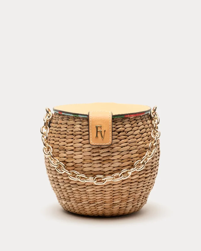 Seasonal Sale Honeypot Wicker Basket Vachetta Natural Statement Bags With Exclusive Savings