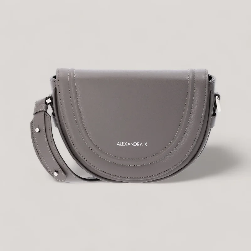 New Styles Just In Joy Midi - Shoulder Bag - Rhino Grey Corn Leather Affordable Luxury – Exclusive Savings On Premium Bags
