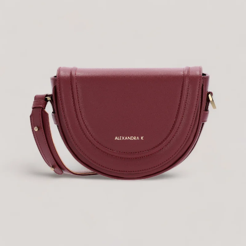 Hot Sale Joy Midi - Shoulder Bag - Burgundy Corn Leather Flash Sale On Elegant Bags – Limited Stock Available