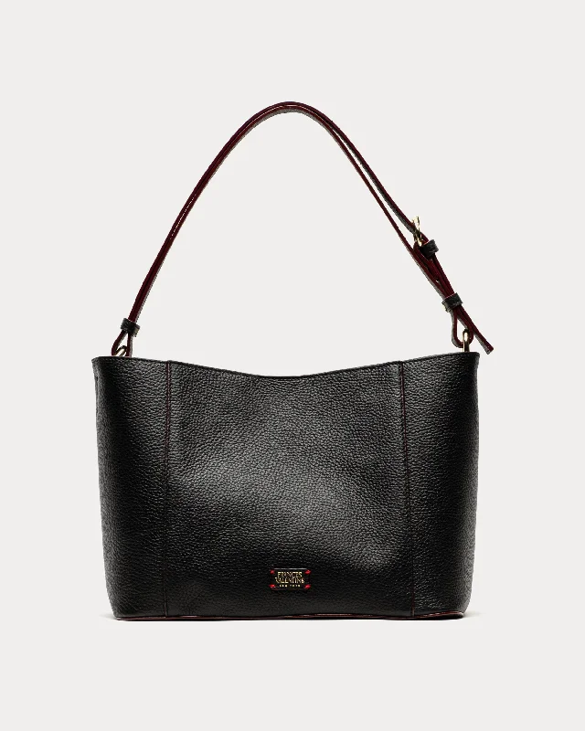 New Styles Just In June Hobo Tumbled Leather Black Shop Stylish Bags At Unbeatable Prices