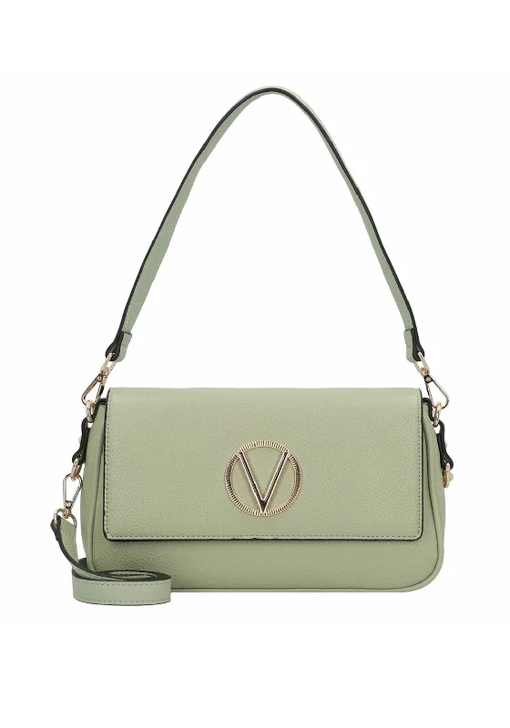 Hurry Before It's Gone Valentino Katong Pebbled Leather Crossbody Bag, Green Sleek And Stylish Handbags At Lower Prices