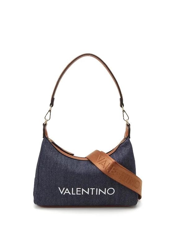Flash Sale Fever Valentino Leith Shoulder Bag, Denim High-Fashion Handbags At Reduced Costs
