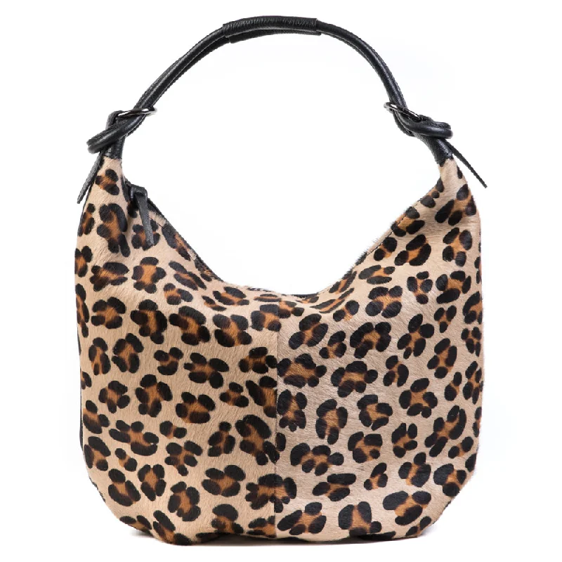 Discover Promotions Leopard Classic Cow Hair and Real Leather Slouch Shoulder Bag Limited-Stock Bag Clearance – Grab Your Favorite Now