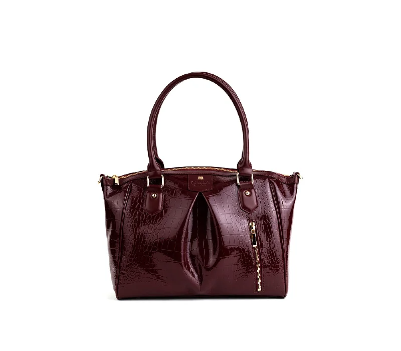 Sale Event, Prices Rock Madison - Burgundy Croc Vegan Bag Trendy Bags, Huge Savings