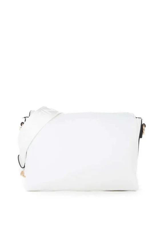 Premium Fashion Valentino Manhattan Small Crossbody Pouch, White Exclusive Discounts On Stylish Handbags