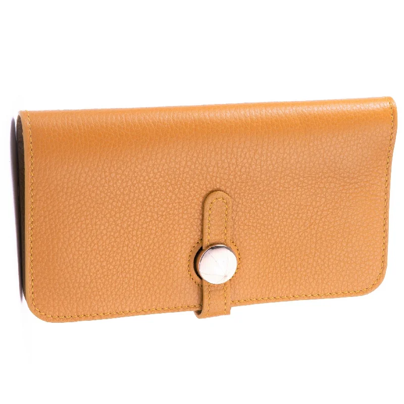 Hot Styles Mustard Pebble Grain Leather Purse Clutch The Best Handbag Sale Of The Season