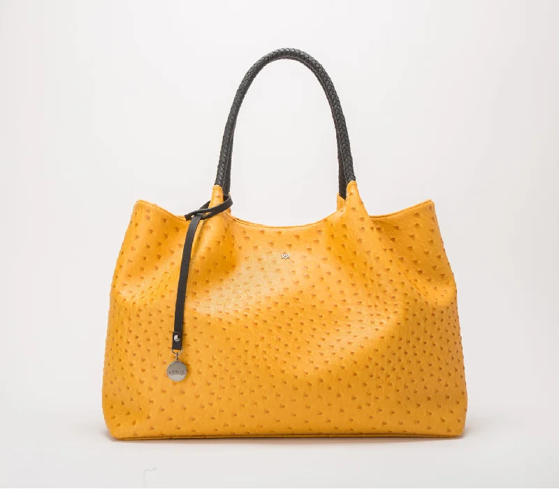 Luxury Bags For Working Professionals Naomi - Yellow Vegan Leather Tote Bag Carry Elegance For Less – Best Bag Deals Here