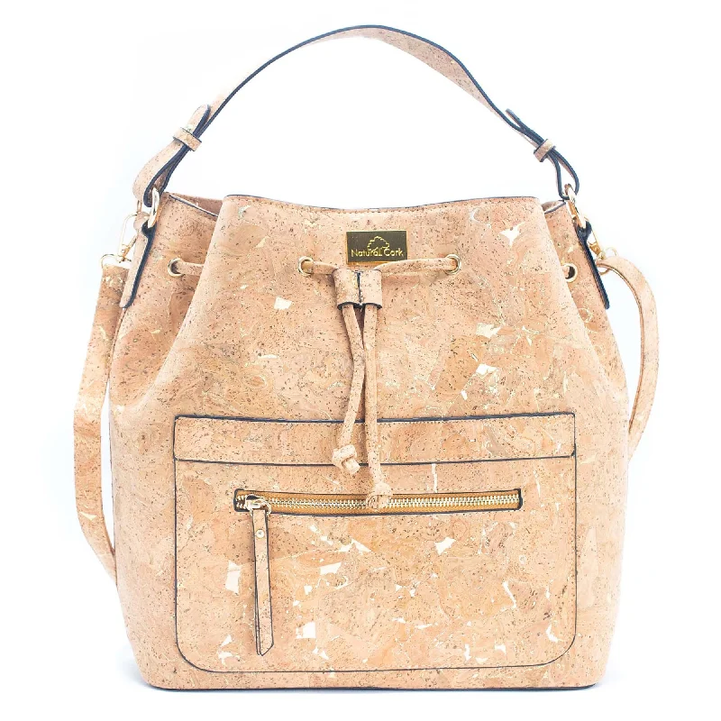 Exclusive Fashion Deals Natural cork Molten Gold Potli Bag-BAG-2091 Seasonal Sale On Trendy Handbags