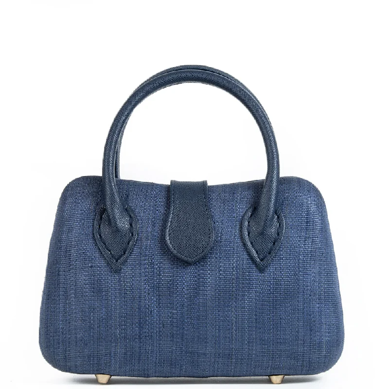 Fast Fashion Favorites Navy Woven Straw Occasion Bag Premium Handbags At Budget-Friendly Prices